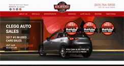Desktop Screenshot of cleggautospanishfork.com